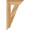 Ekena Millwork Traditional Traditional Rough Sawn Bracket, Western Red Cedar, 4"W x 16"D x 28"H BKT04X16X28TRA01RWR - alternate 3